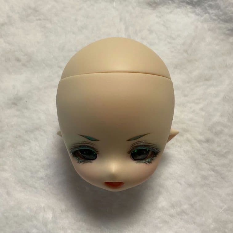 ◆キラルっ子◆imomodoll1/6 ヘッド＋アイ 奶霜色(セミホワイト）海兎