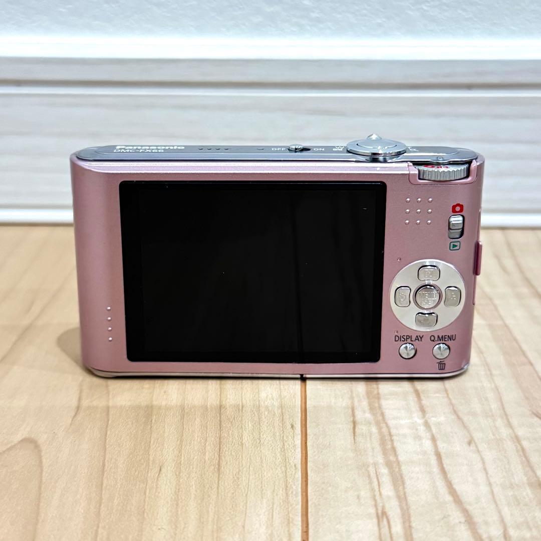 【美品】　Panasonic LUMIX DMC-FX66 デジカメ　ピンク