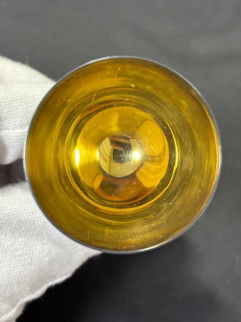 【純銀製】総重量59g！リキュールペアグラス！純銀刻印有り！箱付き、美品♪