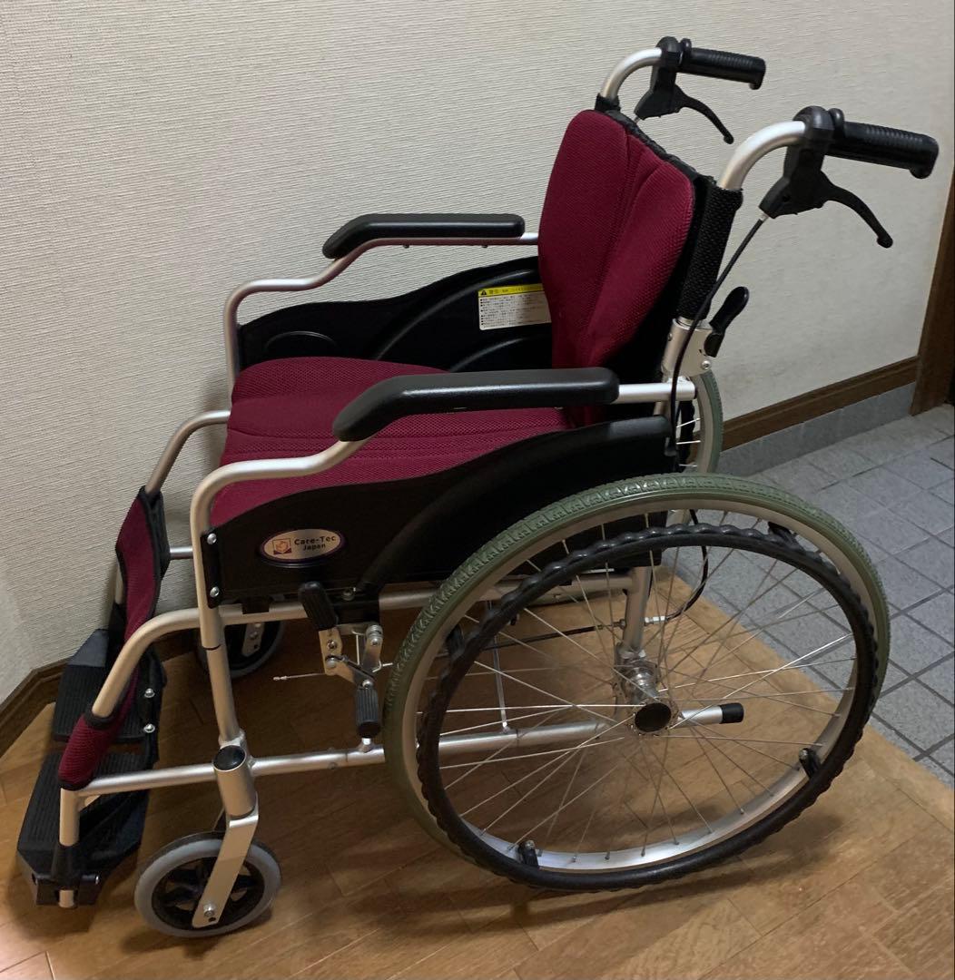 Care-Tec Japan 車椅子 CA10-SU 自走式 軽量 折りたたみ
