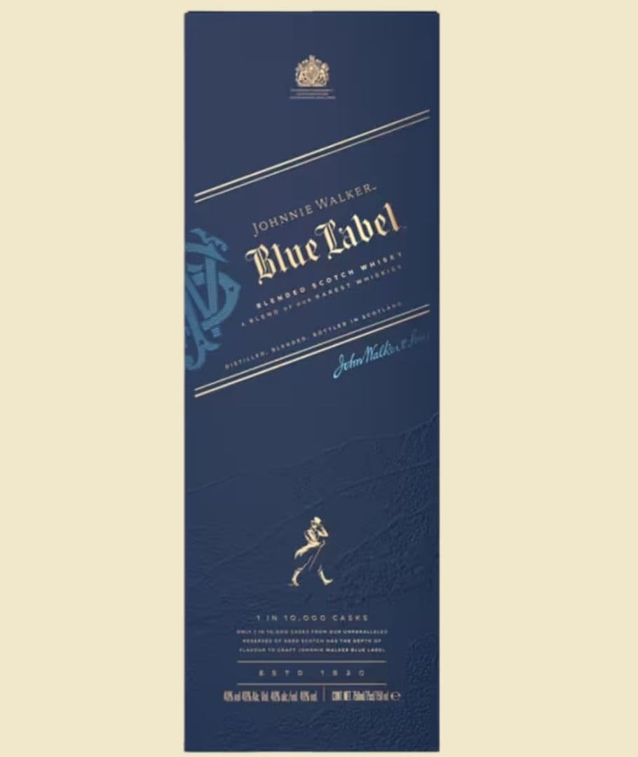 【新品未開封品】ジョニーウォーカー ブルーラベル 750ml×1本
