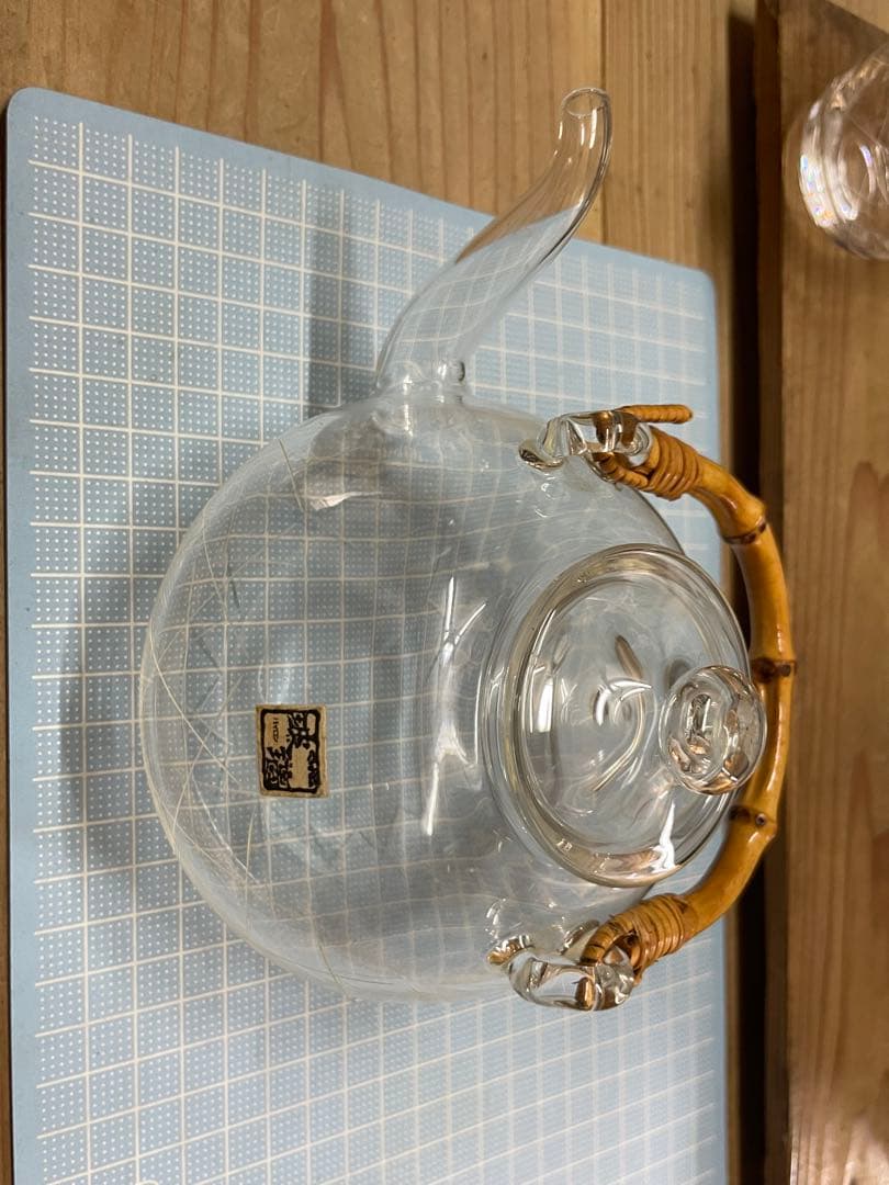 玻璃　茶器【m1042 茶道　茶道具　煎茶　ガラス　硝子　パイロン 】