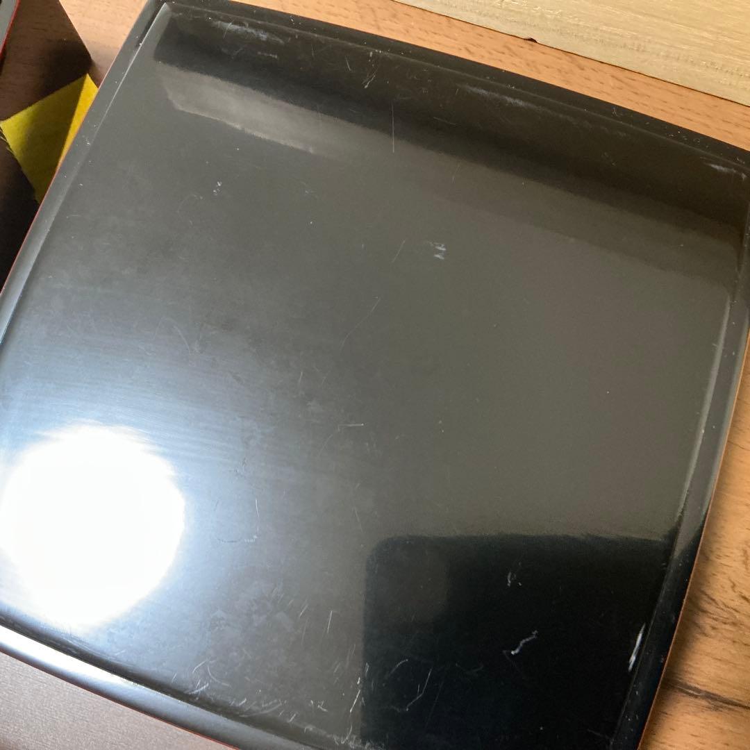 輪島塗　小重弁当　5客　中島　九香　中古　(小重・弁当箱)