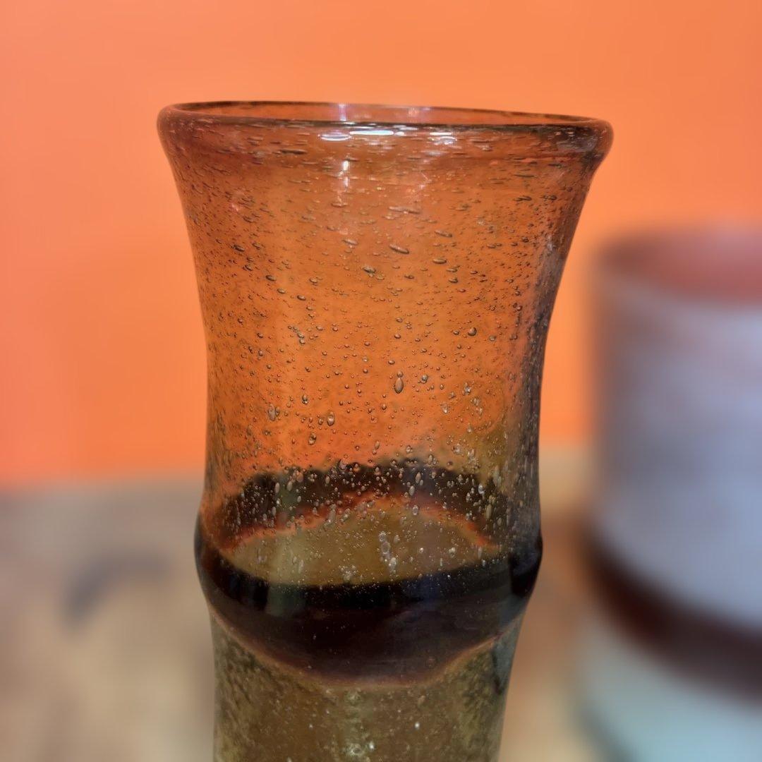琉球ガラス　稲嶺盛吉　コップ　フリーカップ　ビールグラス