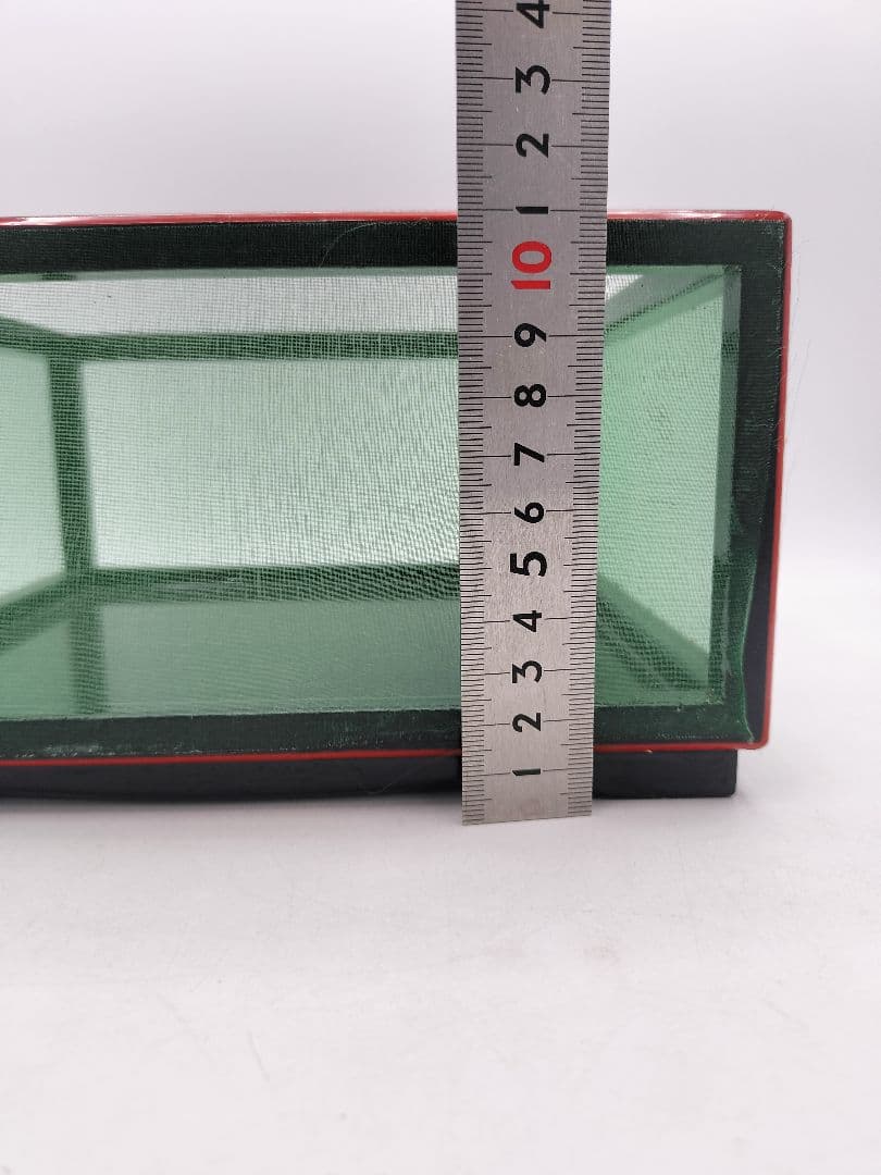 d112 蛍篭炭斗 淡々斎好 紙箱 茶道具 古物