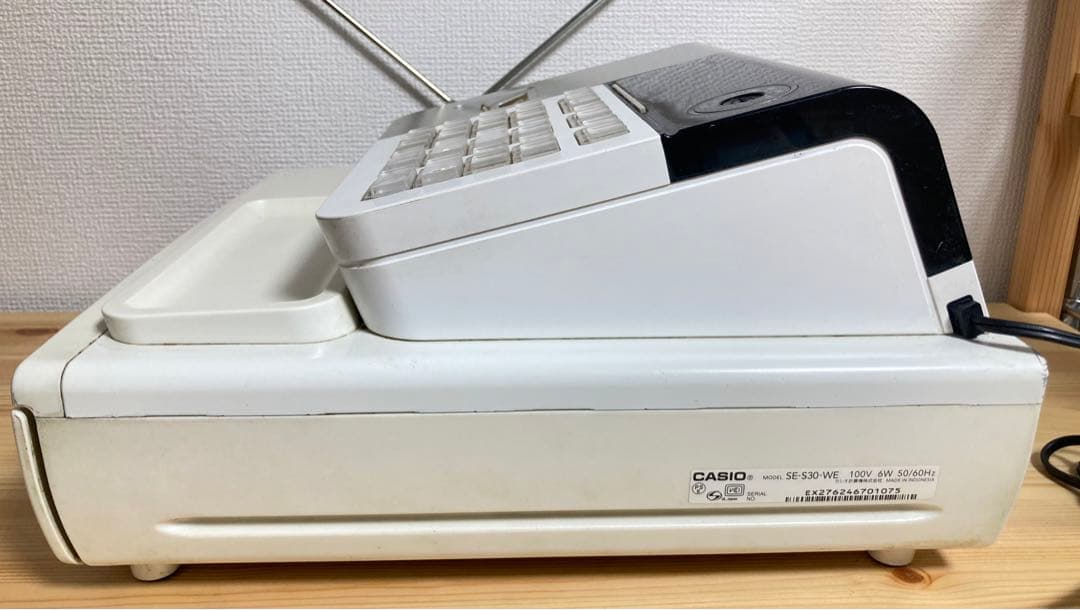 ☆良品！ CASIO レジスター 8部門 小型ドロア SE-S30-WE カシオ