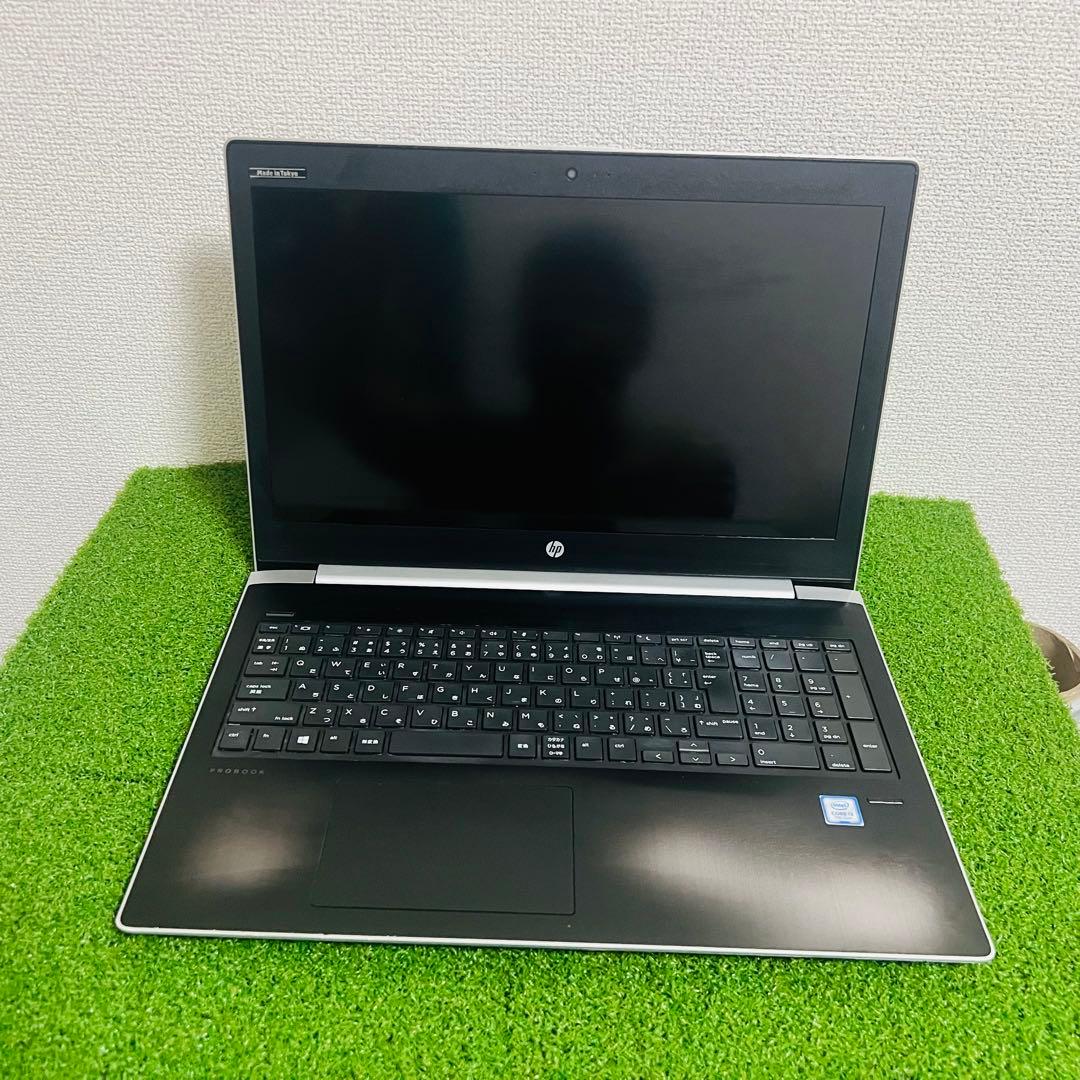 HP ノートPC 15.6インチ　i3 7020U 8GB 128GB SSD