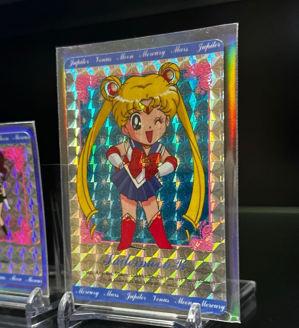 カードダス　セーラームーン　キラ　２種/森永　セーラームーンシール４種