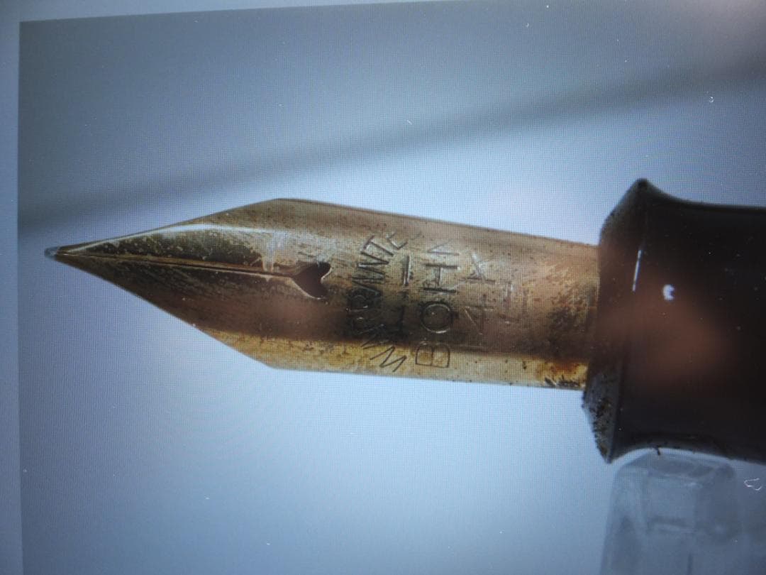 デッドストック？希少・戦前と思われる「Rex」万年筆、ペン先14K 筆記未確認