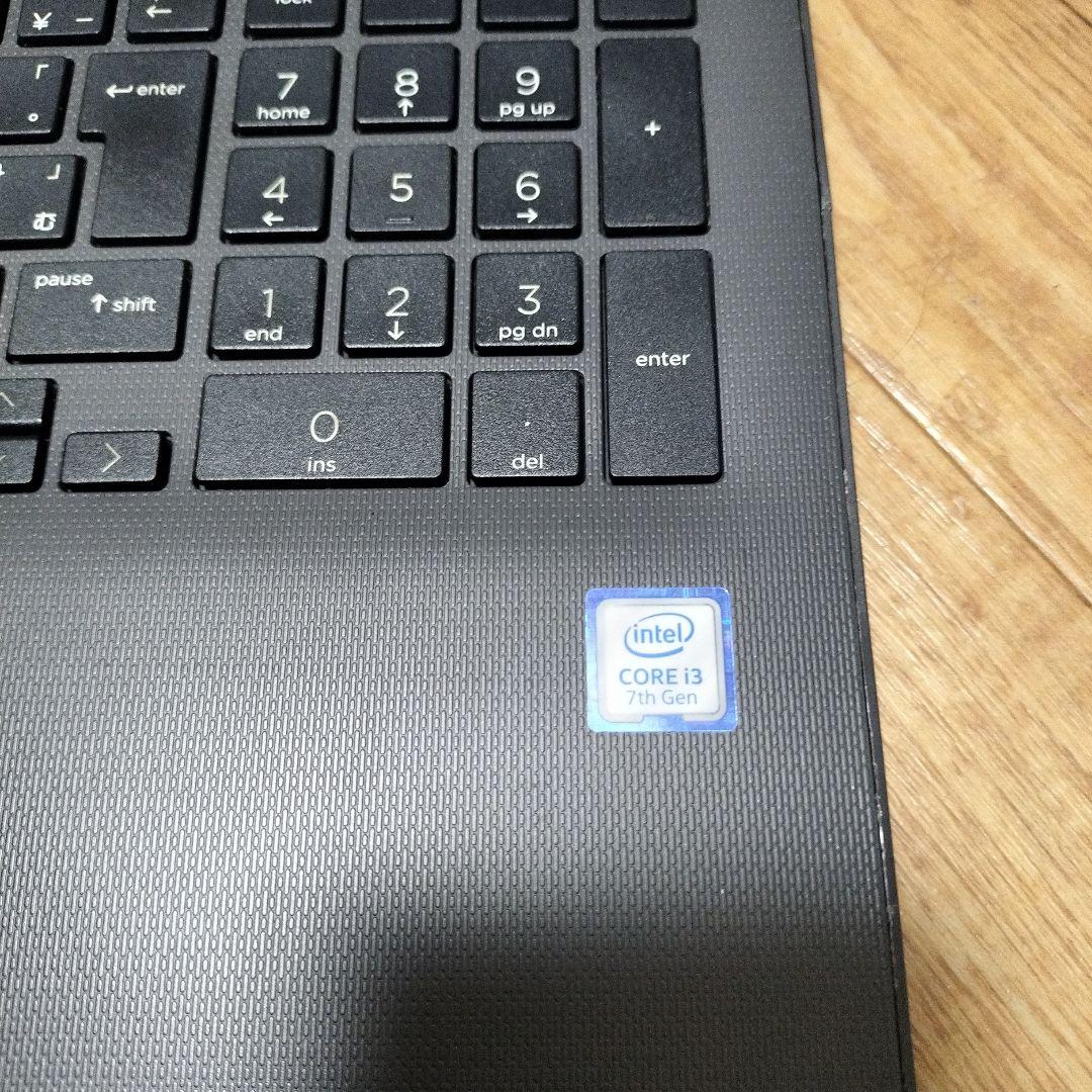 HP 250 G7 7世代 core i3 8GB M.2SSD バッテリー新品