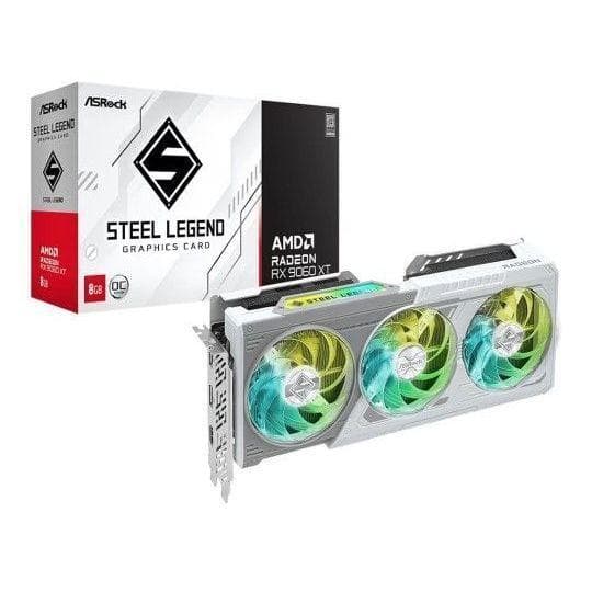 グラフィックボード・グラボ・ビデオカード ASRock Steel legend RX9060XT 8GO