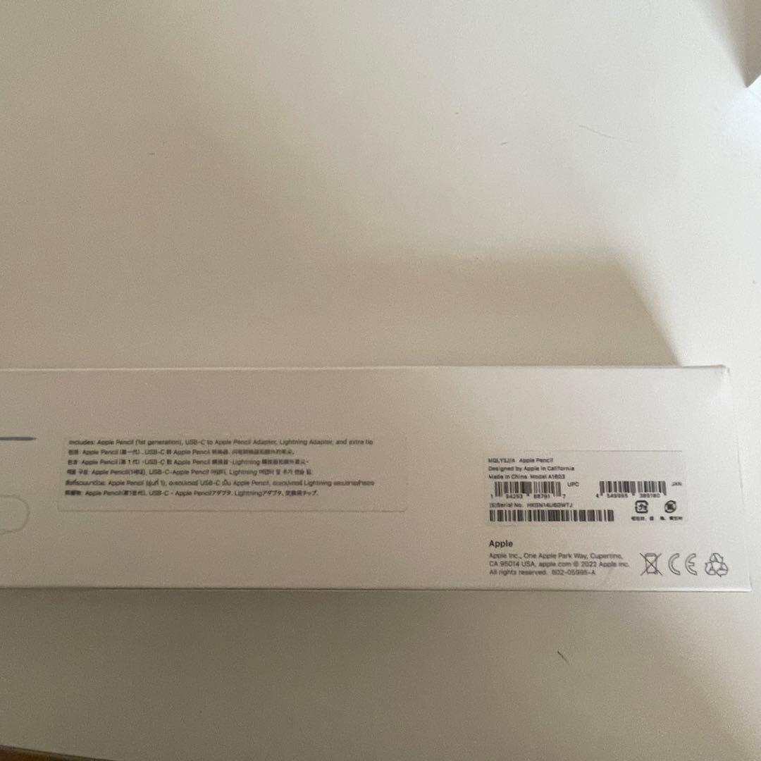 【24時間以内発送・美品】Applepencil 第1世代