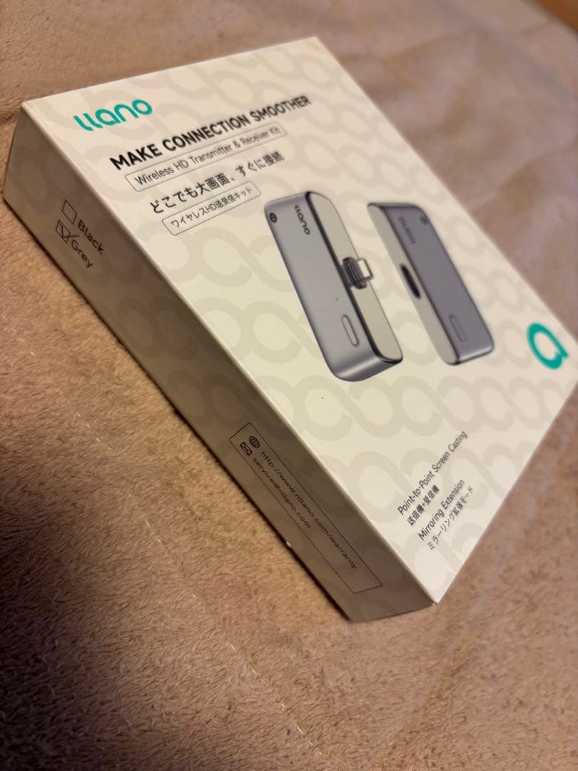 J*J様 llano ワイヤレスhdmi 送受信機セット
