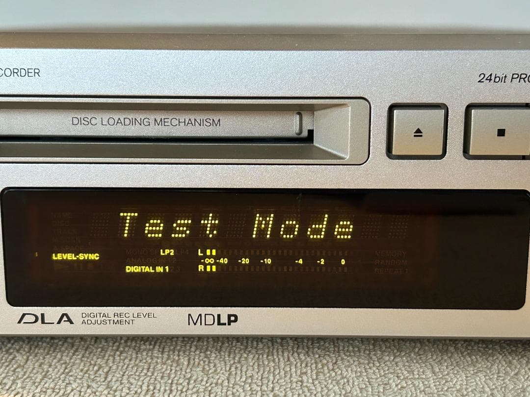 ONKYO オンキョー　MD-105TX　MDレコーダー　中古整備、動作確認済