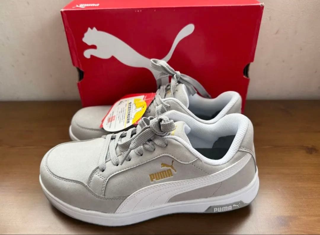 【新品未使用】PUMA 安全靴 グレー 26.5cm