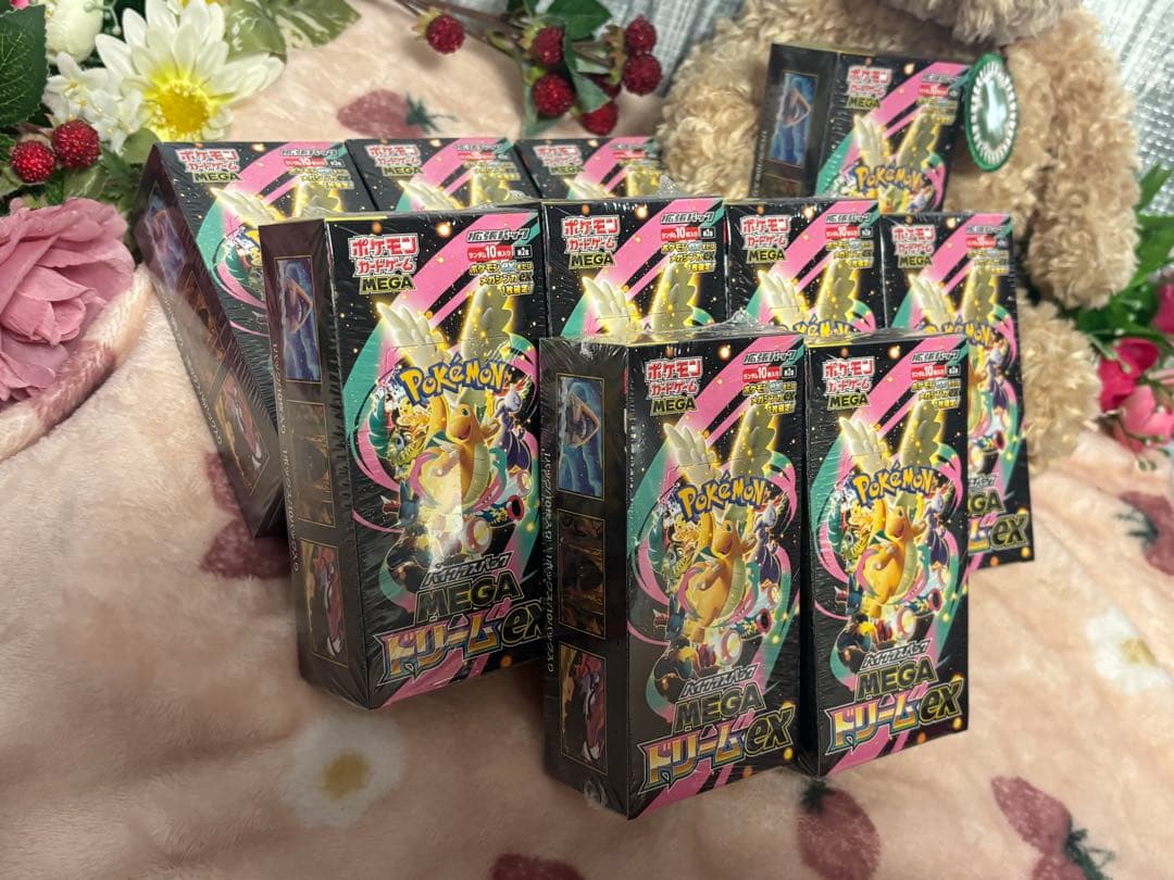 ポケモンカードゲーム☆メガドリームEX☆新品未開封シュリンク付き☆10BOX