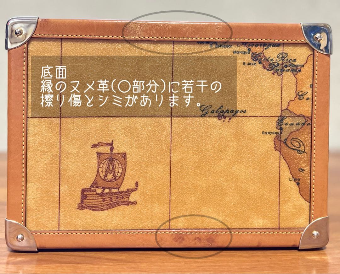 希少・美品　PRIMA CLASSE(プリマクラッセ)ミラー付きメイクボックス