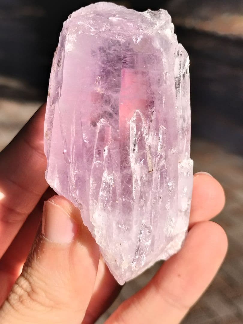 【希少国産鉱物】アメジスト　紫水晶　鉛沢産　134g