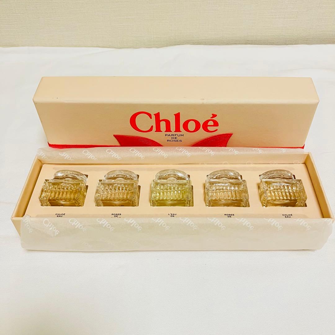 新品 Chloe クロエ　パルファムドローゼス　ミニ香水 　5本セット