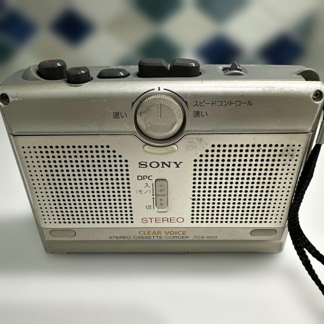 SONY 希少TCS-600ポータブルカセットレコーダー
