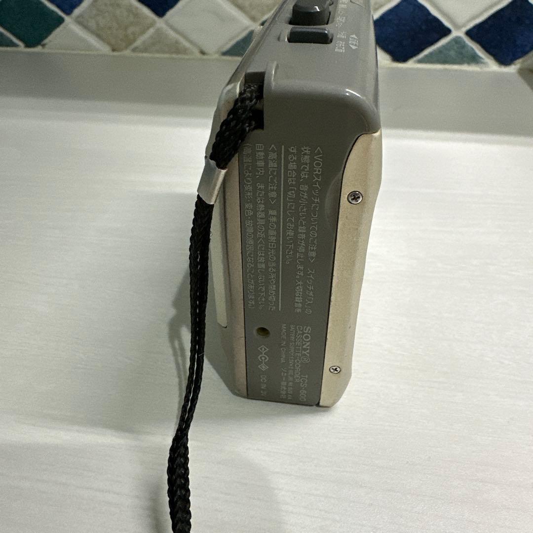 SONY 希少TCS-600ポータブルカセットレコーダー