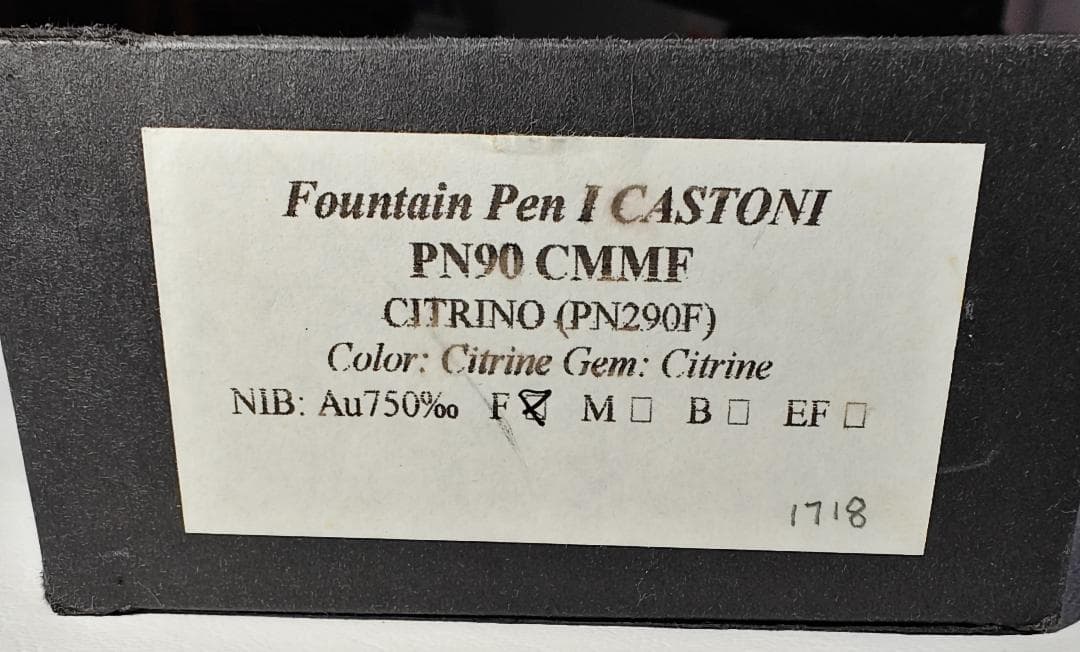 Stipula スティピュラ 万年筆 I castoni シトロン【中古】