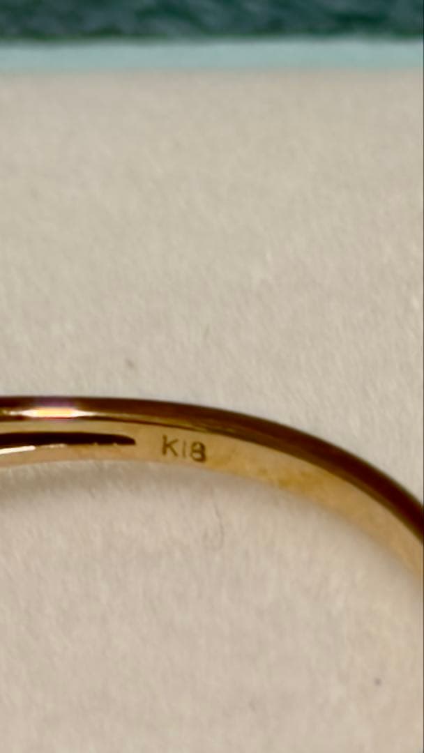 K18 ダイヤモンド リング