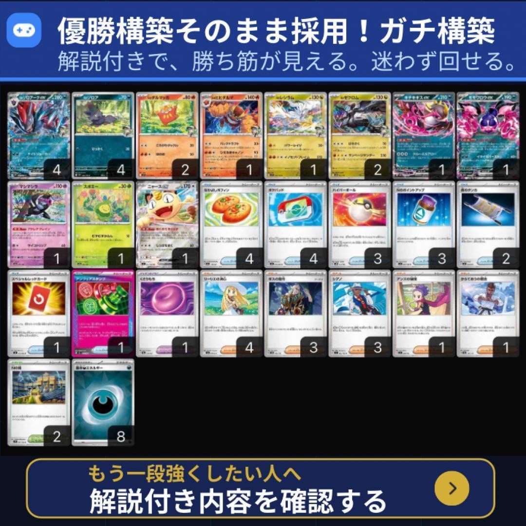 Nのゾロアークexデッキ ゾロアークデッキ 構築済みデッキ【回し方ガイド付‼️】