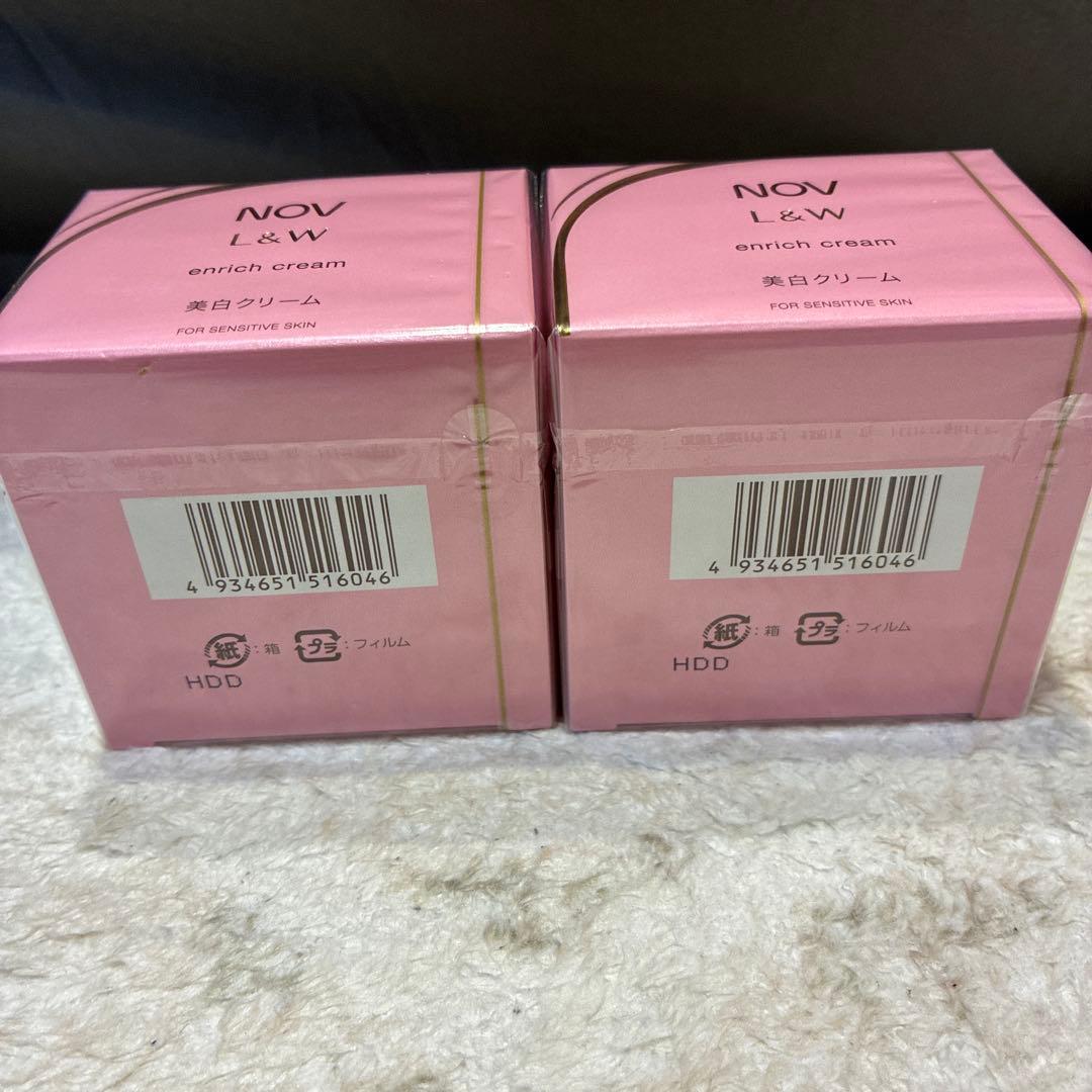 NOV L&W enrich cream 48g×2個セット(c7)