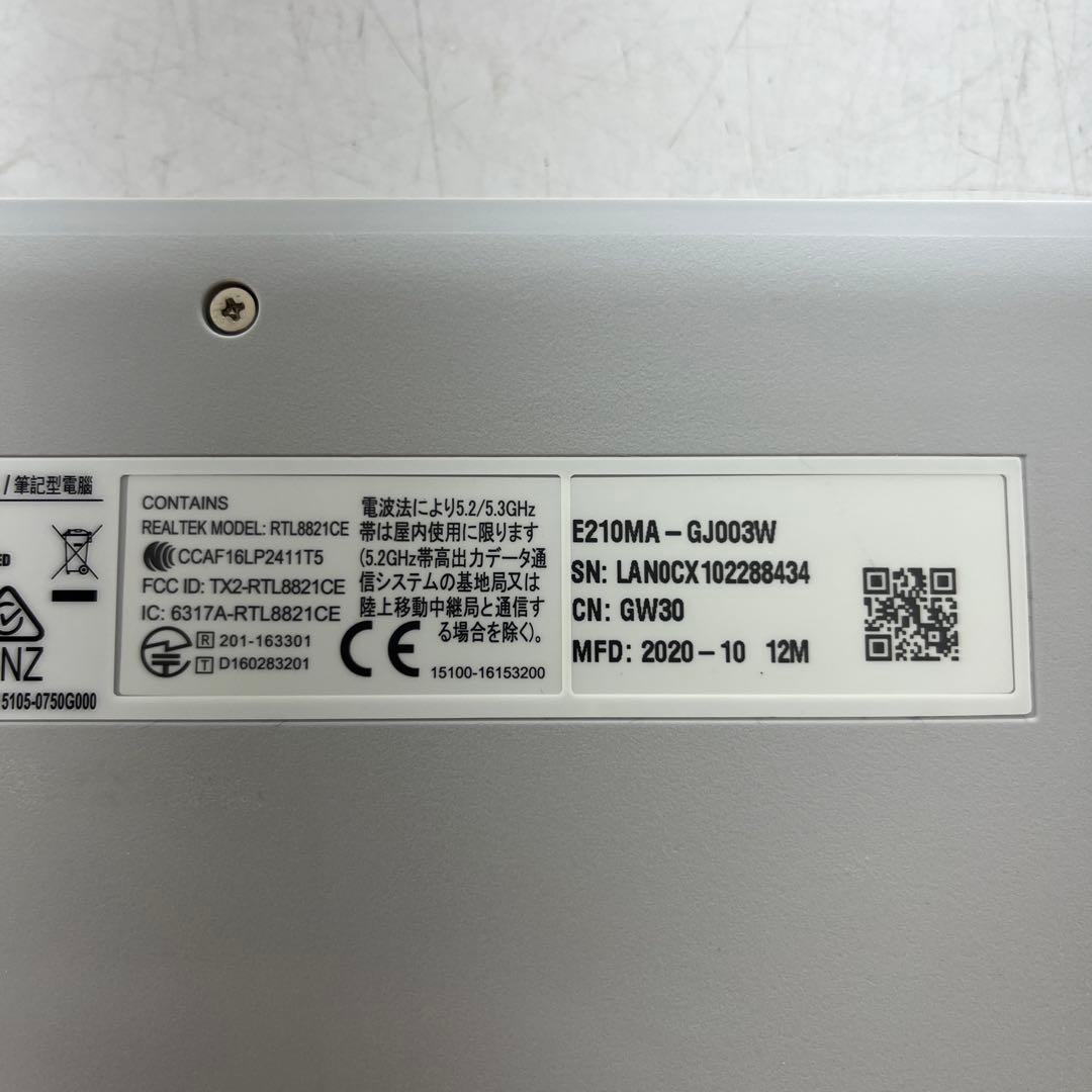 ASUS ノートパソコン　E210MA