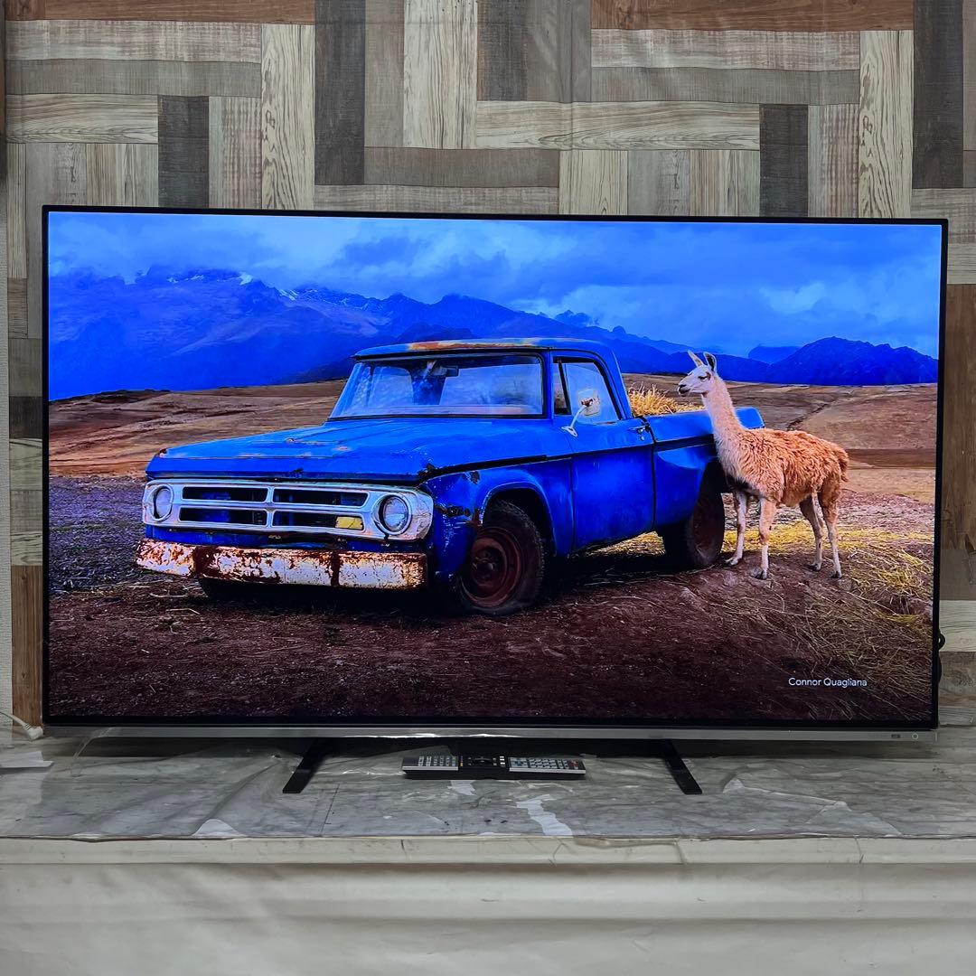 全国送料込❣️レグザ 55V型 4K 有機ELテレビW録画対応動画アプリ搭載