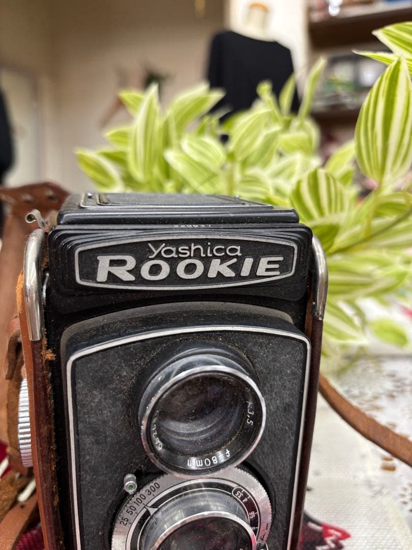 ジャンク品　Yashica Rookie 二眼レフカメラ レザーケース付き