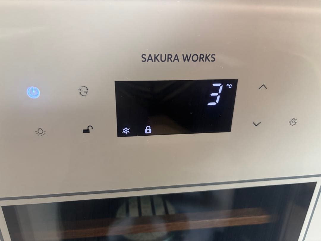 SAKURA WORKS ワインセラー ホワイト SA22-W 良品