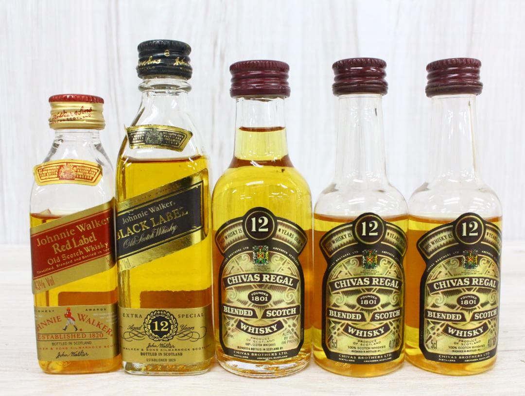 ▲未開栓 お酒ミニボトル 大量まとめ 82本セット ブランデー ウイスキー等