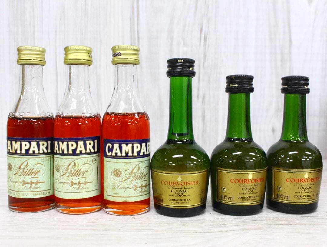 ▲未開栓 お酒ミニボトル 大量まとめ 82本セット ブランデー ウイスキー等