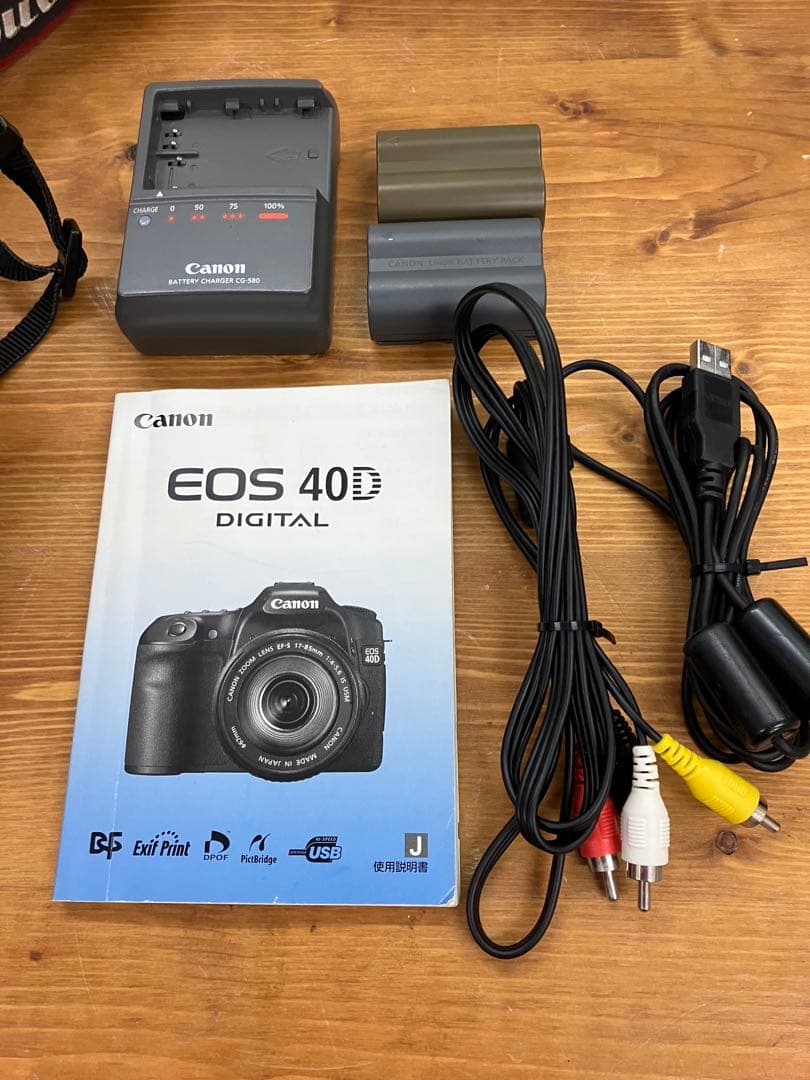 Canon EOS 40D レンズキットEF-S 17-85mm バッテリー2個