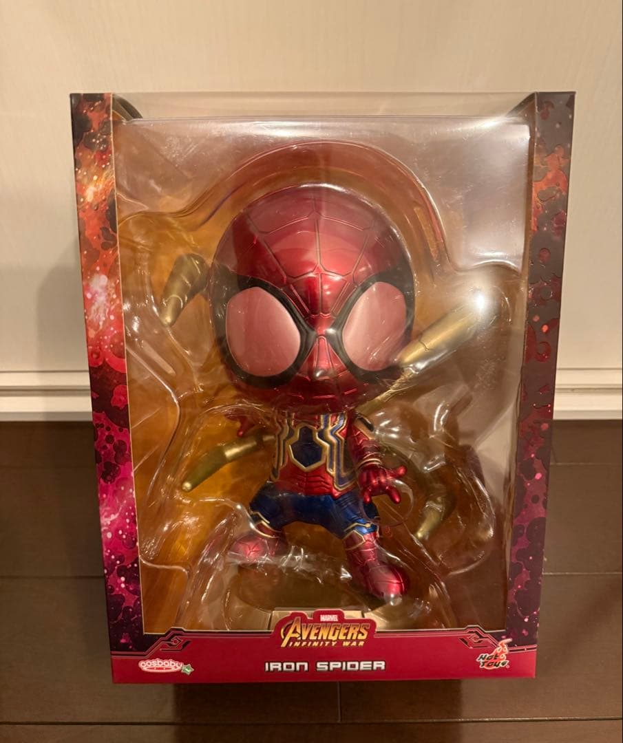 コスベイビー　サイズＬ　アイアンスパイダーマン　ホットトイズ　マーベル
