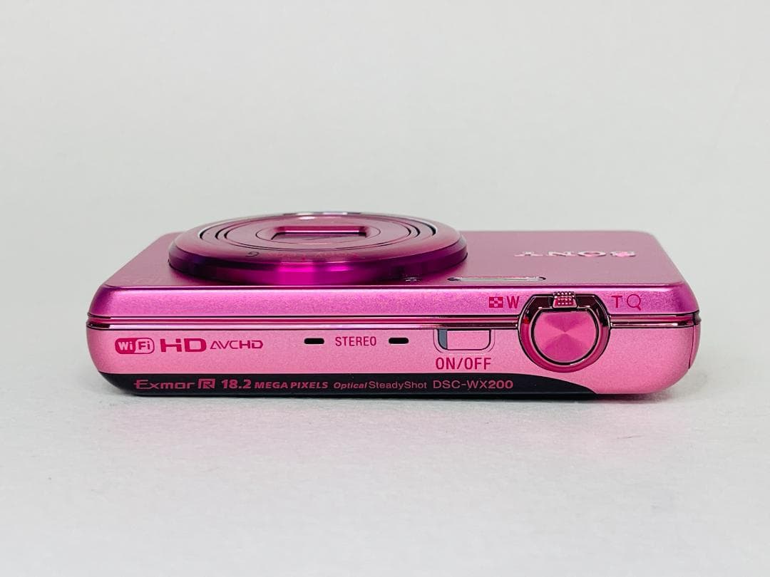 【美品】 SONY Cyber-shot DSC-WX200 ピンク コンデジ