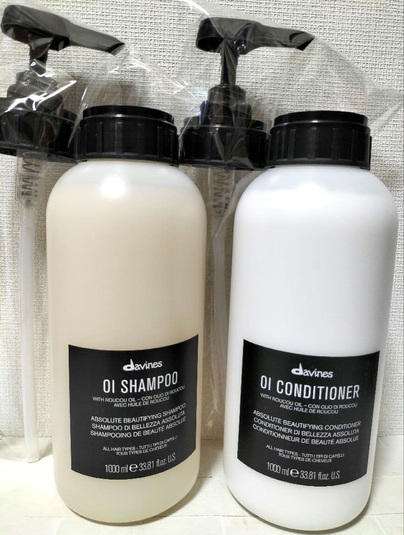 ダヴィネス　オイ　オイル　シャンプー1000ml　トリートメント1000g