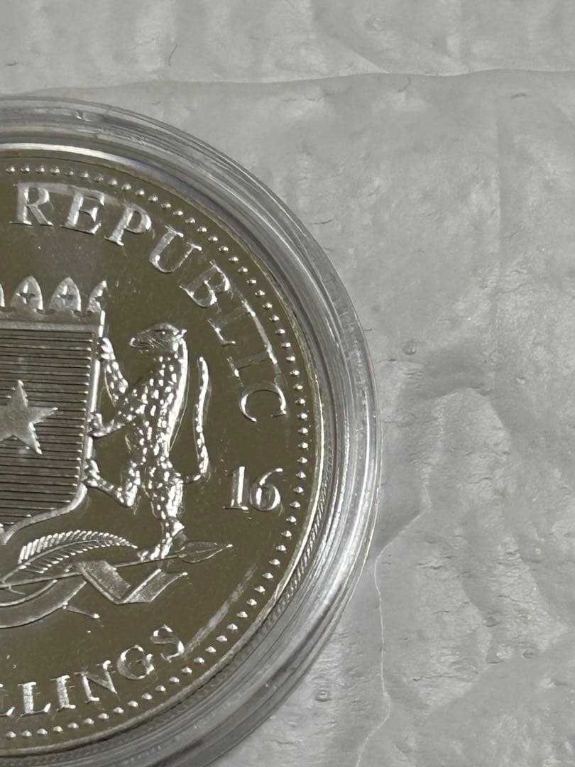 【純銀】2016年 ソマリア アフリカゾウ 銀貨 1オンス ケース入り　新品