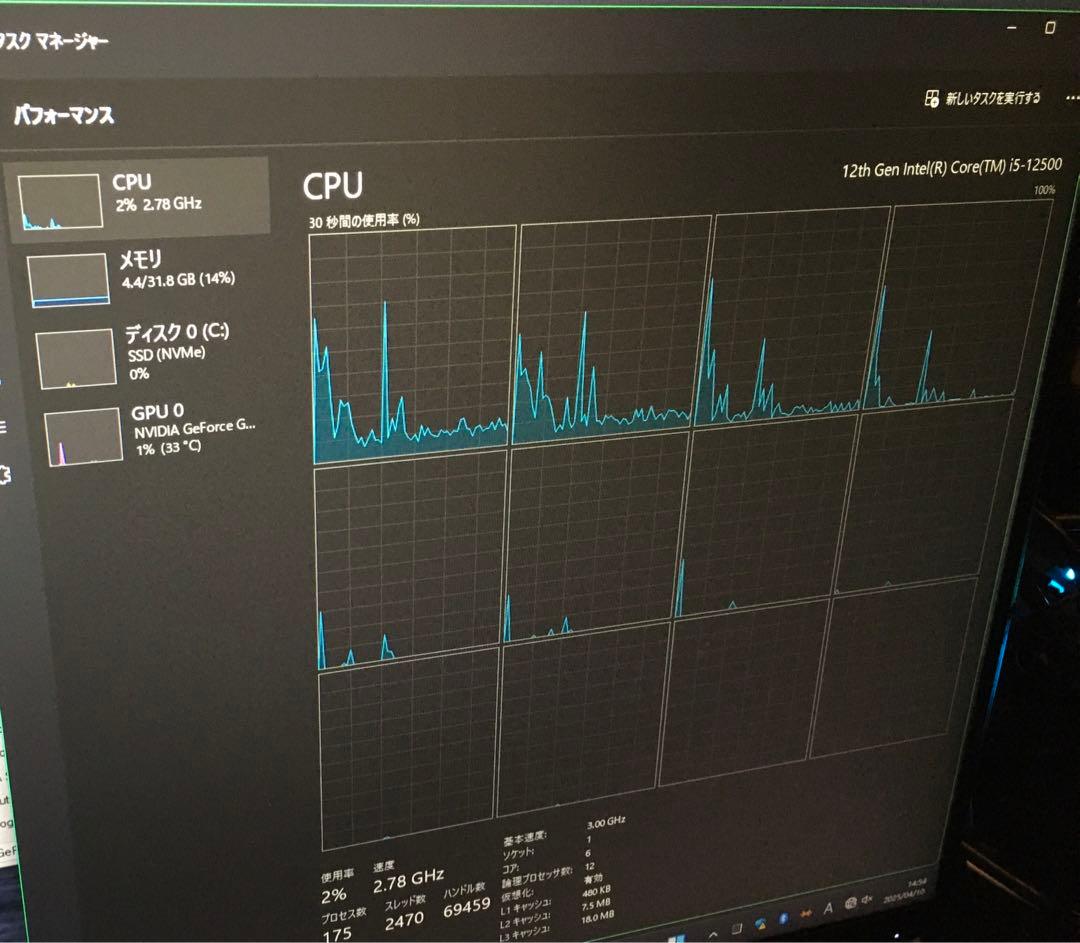 Intel Core i5-12500/i5-12400 動作品本体のみセット