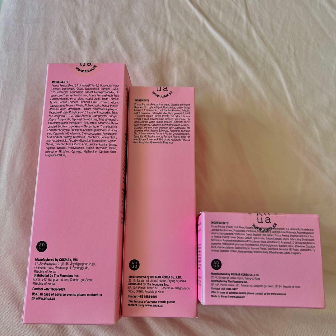 Anua Peach 77 スキンケアセット➕レチノール！〔おまけ〕