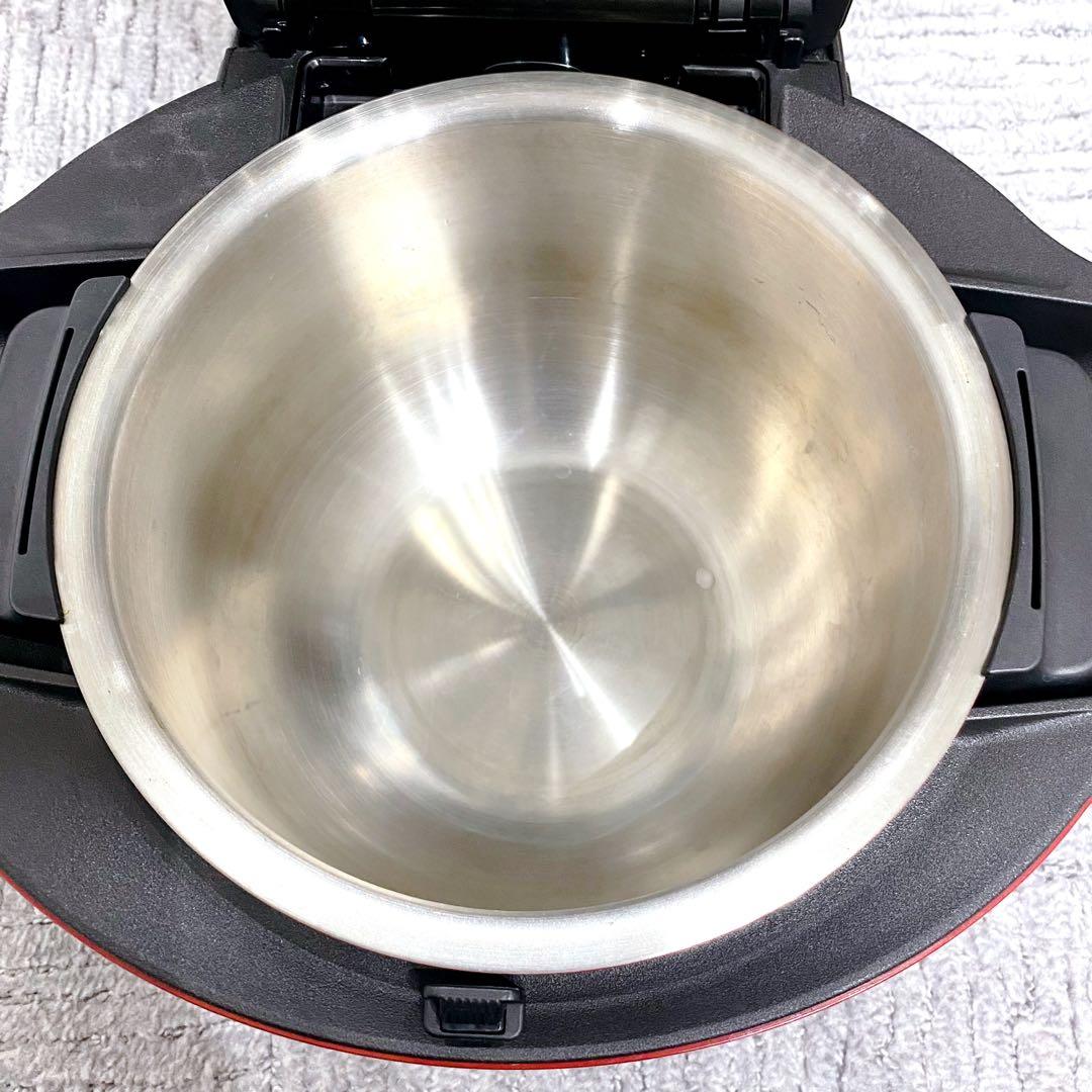 【消毒済】シャープ ヘルシオ ホットクック KN-HT99A-R 電気無水鍋 赤