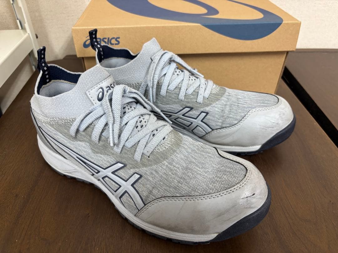 asics ウィンジョブ CP213 安全靴 25.5cm グレーWINJOB