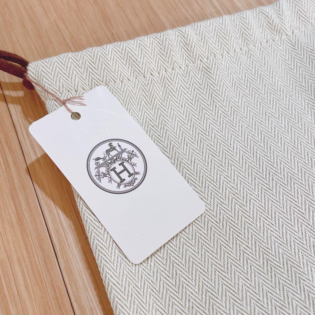 新品未使用 HERMES 保存袋 44cm×37cm HERMESタグ付