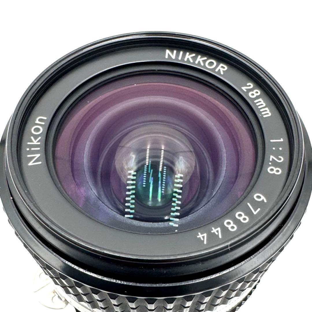 ❁完動品❁Nikon ニコン Nikkor 28mm F2.8 Ai-s 単焦点