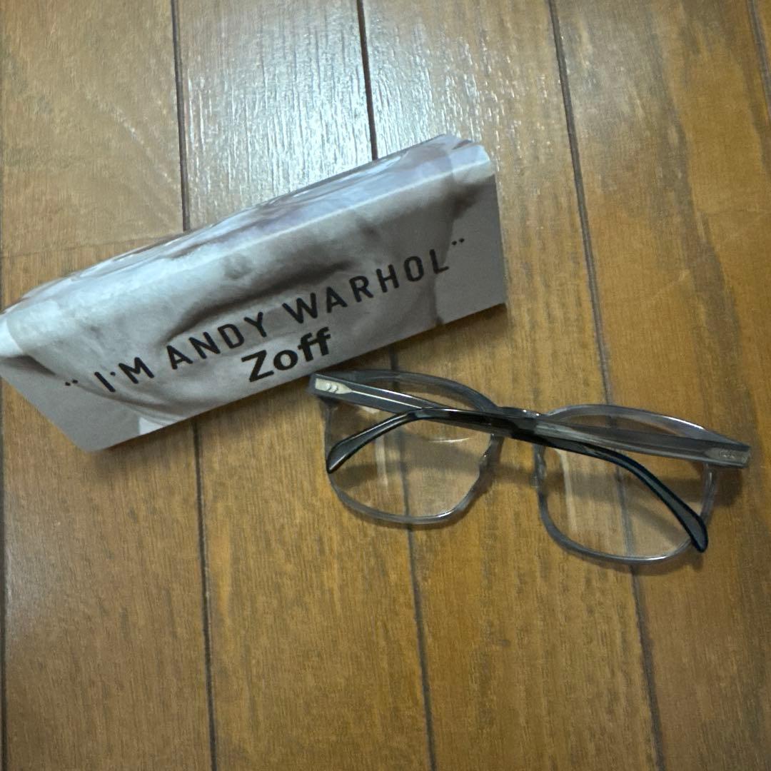 Zoff×ANDY 度なし　メガネ