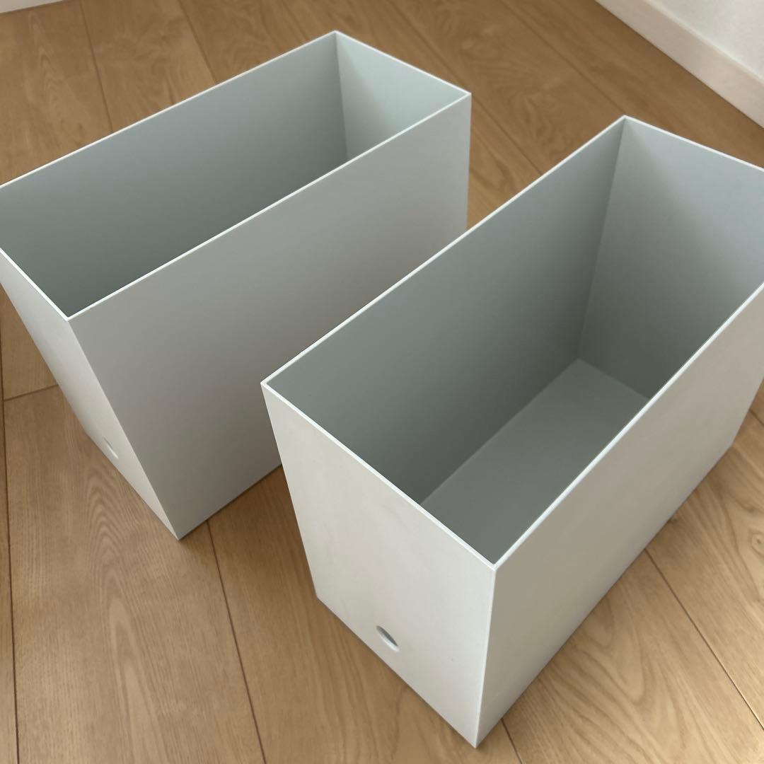 ■送料込■無印良品 MUJI 再生ポリプロピレン入りファイルボックス 引出 収納