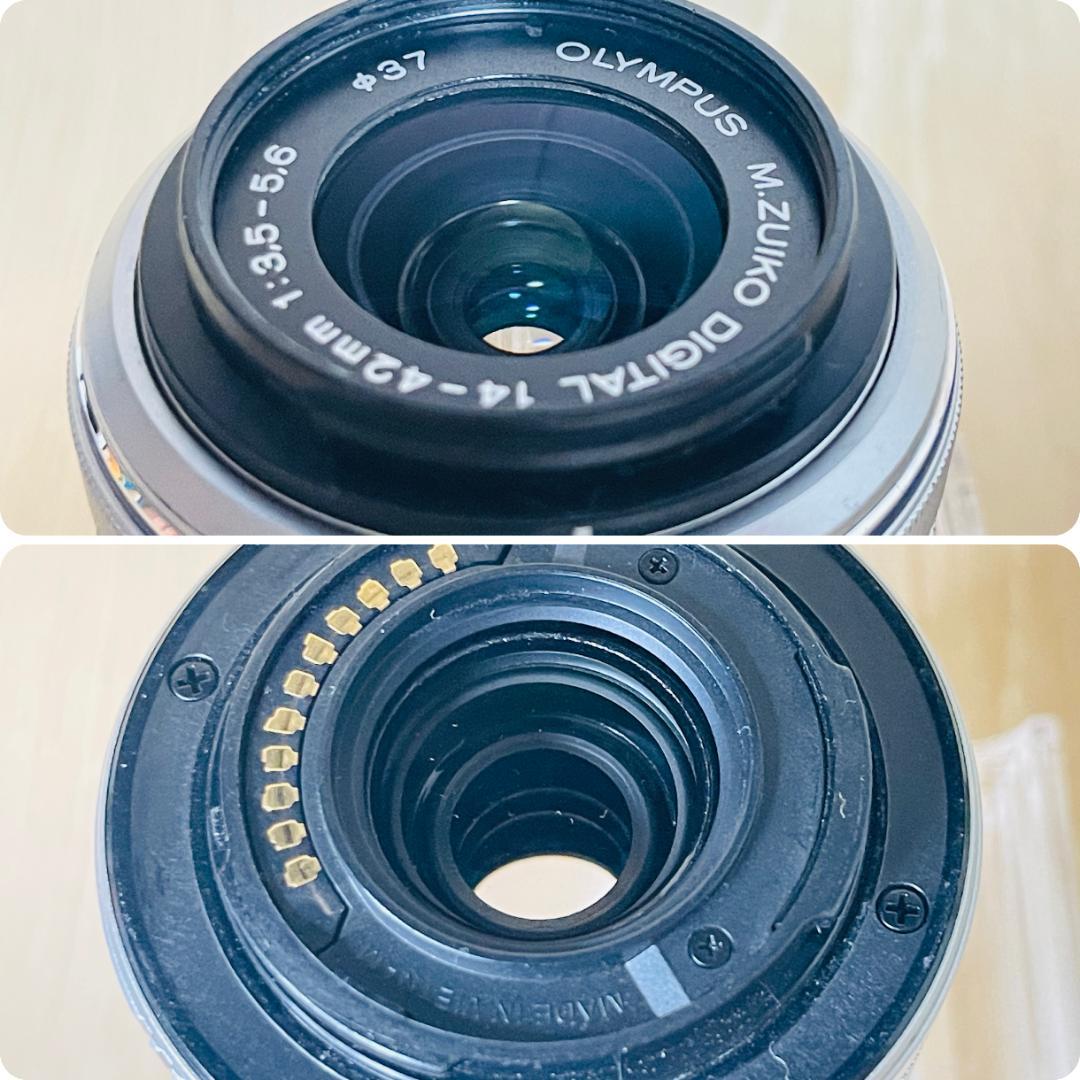 Olympus E-P3 シルバー シャッター数 1,760回 ＋ レンズセット