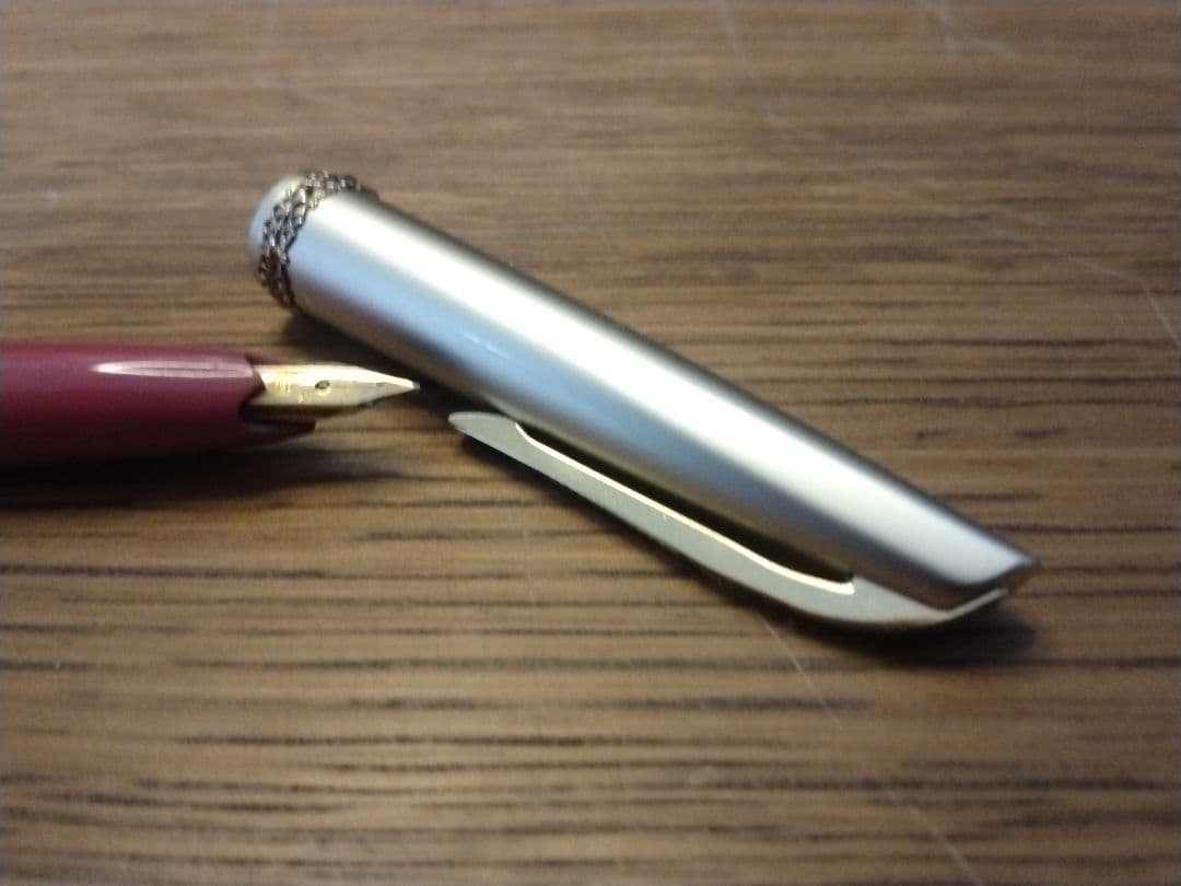プラチナ　platinum　万年筆 18Kゴールド　現状品